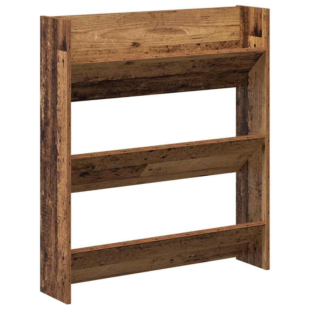 Shoe Cabinet 2 pcs Old wood 84 x 18 x 90 cm Engineered Wood
