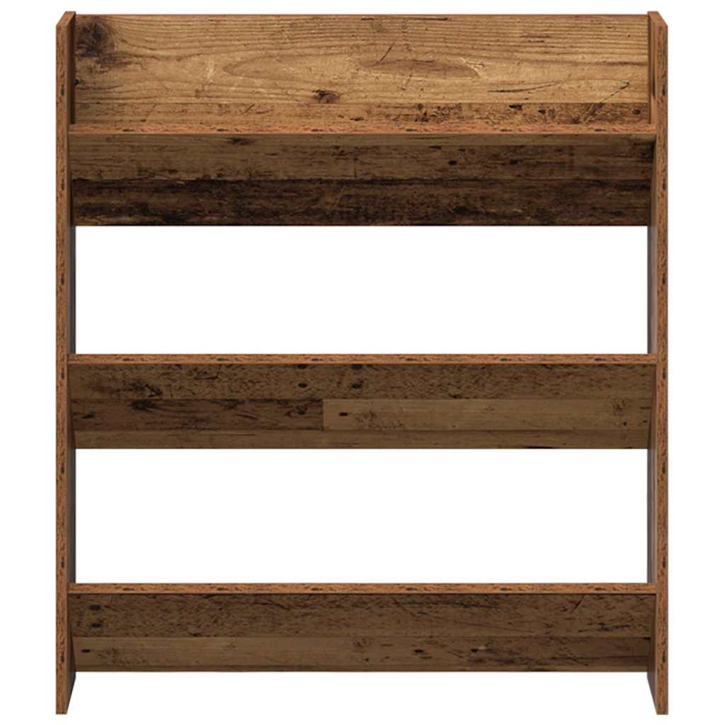 Shoe Cabinet 2 pcs Old wood 84 x 18 x 90 cm Engineered Wood