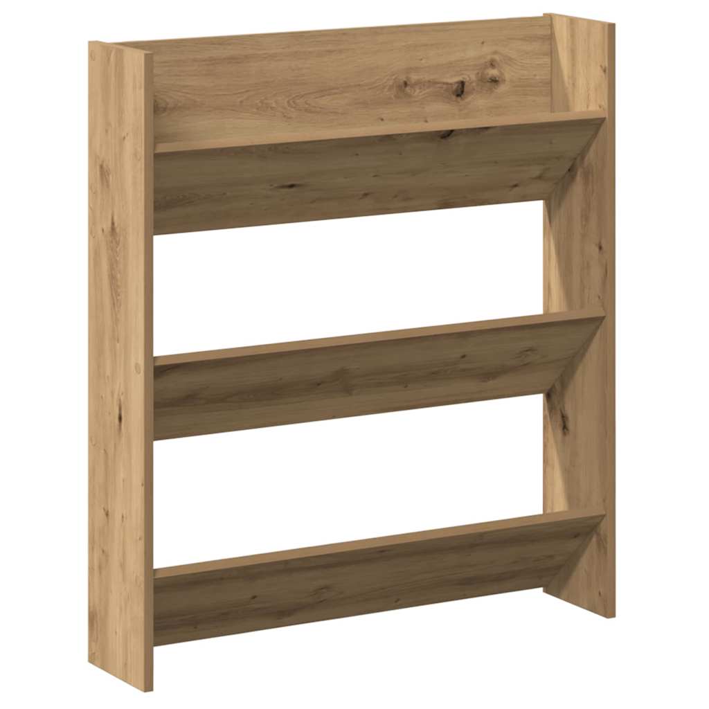 Shoe Cabinet 2 pcs Artisan Oak 85 x 18 x 90 cm Engineered Wood