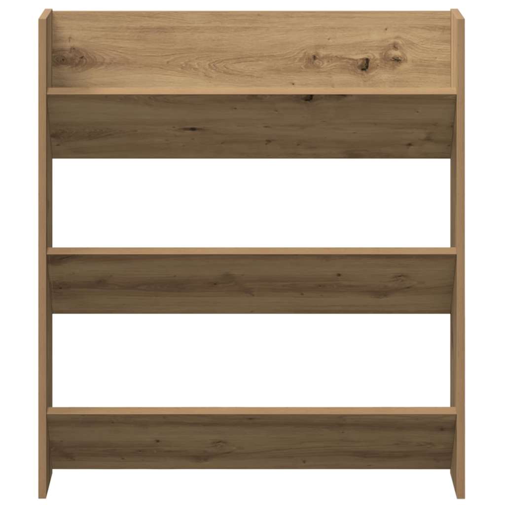 Shoe Cabinet 2 pcs Artisan Oak 85 x 18 x 90 cm Engineered Wood
