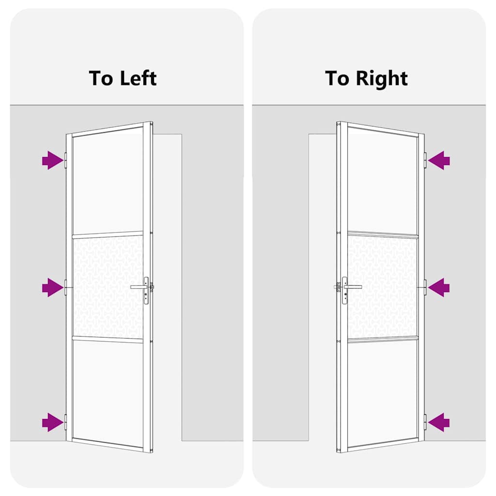 Glass Door Fretwork Black 83 x 3.5 x 201.5 cm Aluminium