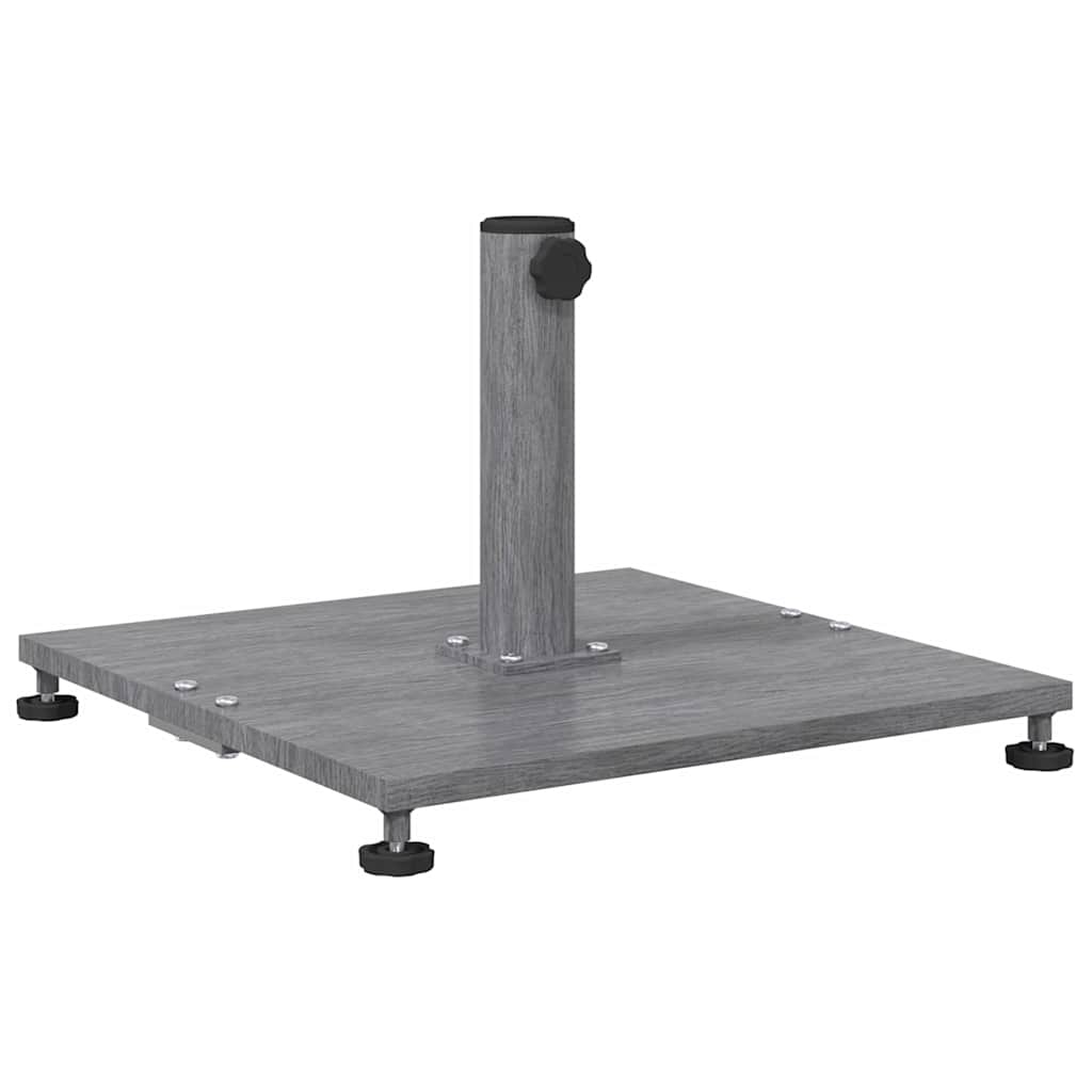 Parasol Base Dark Grey Wood Look 45 x 45 x 31 cm