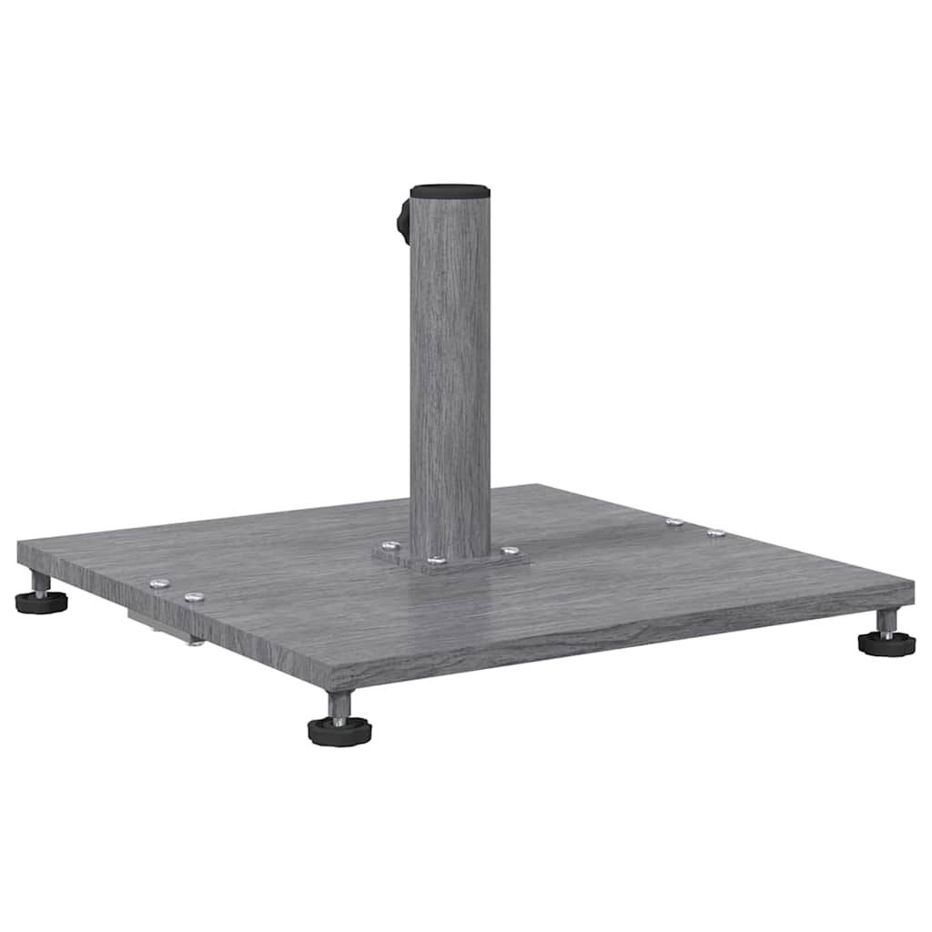 Parasol Base Dark Grey Wood Look 45 x 45 x 31 cm