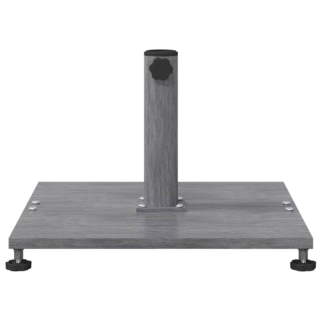 Parasol Base Dark Grey Wood Look 45 x 45 x 31 cm