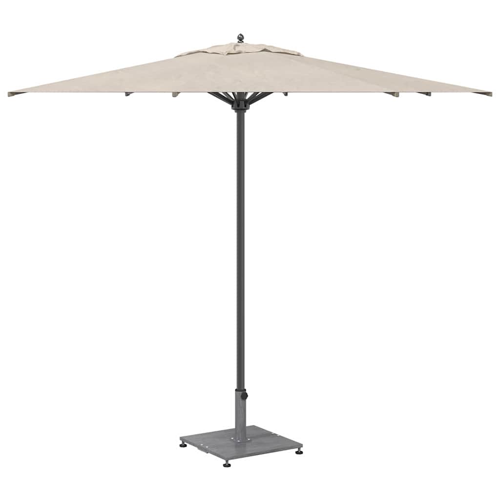 Parasol Base Dark Grey Wood Look 45 x 45 x 31 cm