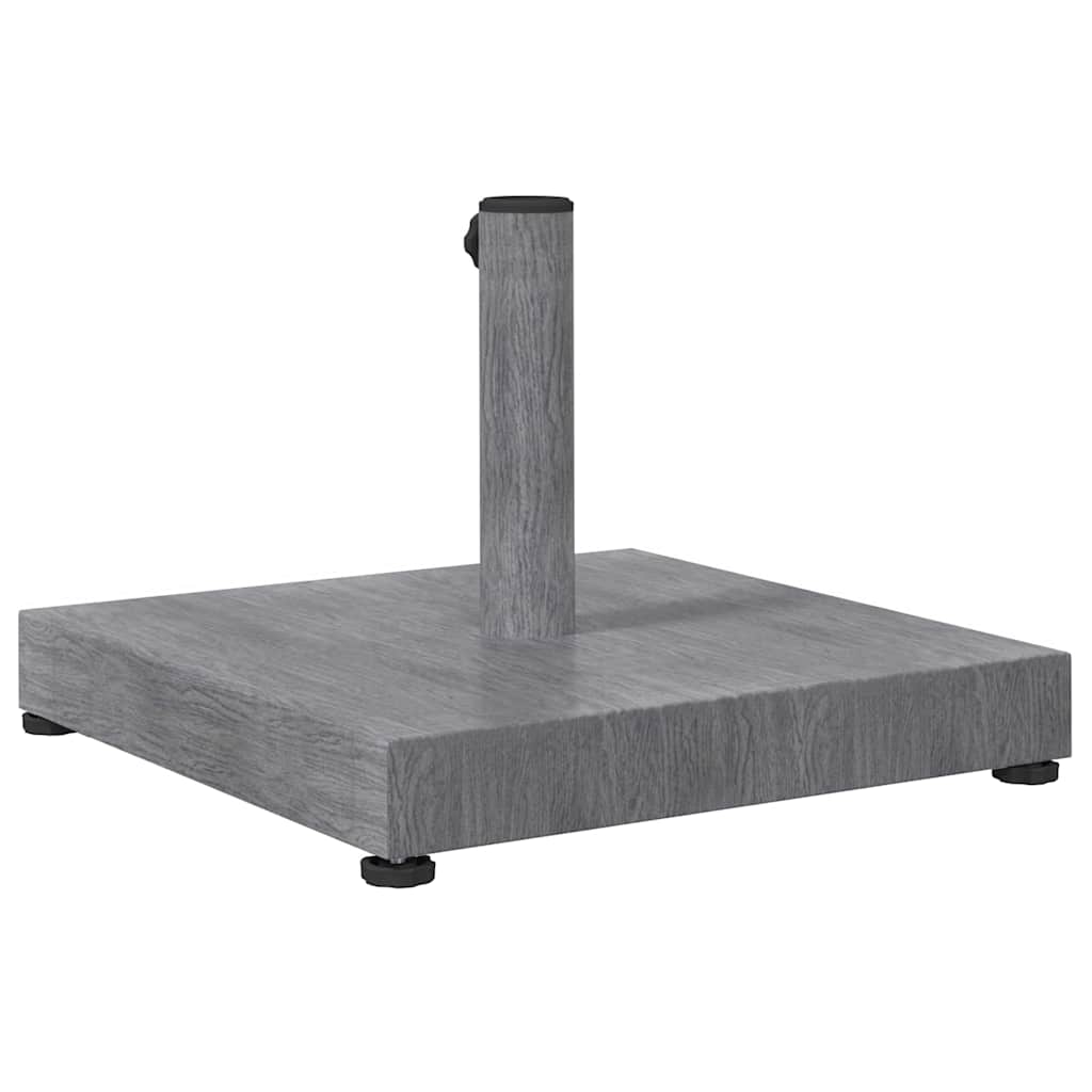 Parasol Base Dark Grey Wood look 45 x 45 x 31.5 cm