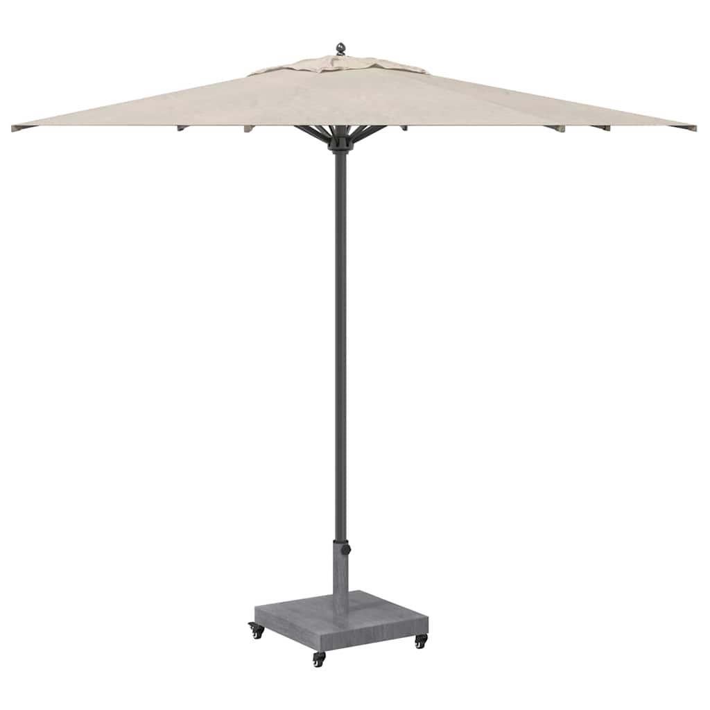 Parasol Base Dark Grey Wood look 45 x 45 x 31.5 cm