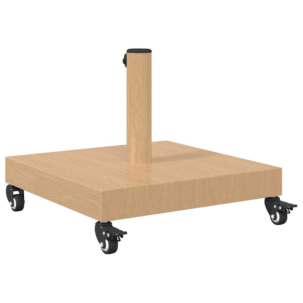 Parasol Base Light Wood 45 x 45 x 31.5 cm