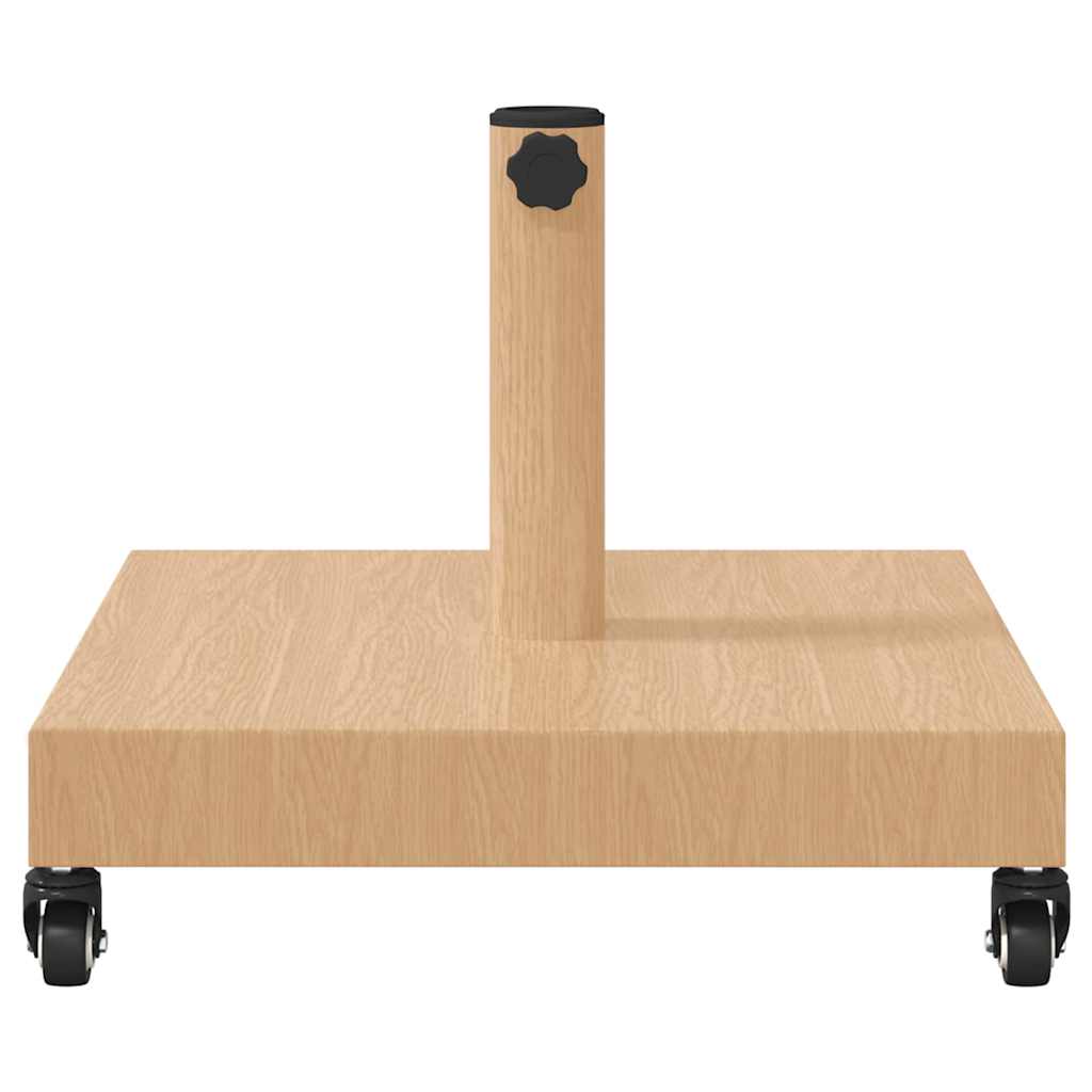 Parasol Base Light Wood 45 x 45 x 31.5 cm