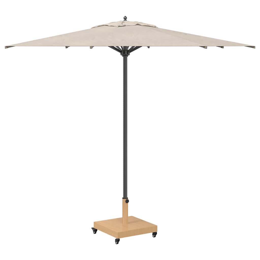 Parasol Base Light Wood 45 x 45 x 31.5 cm