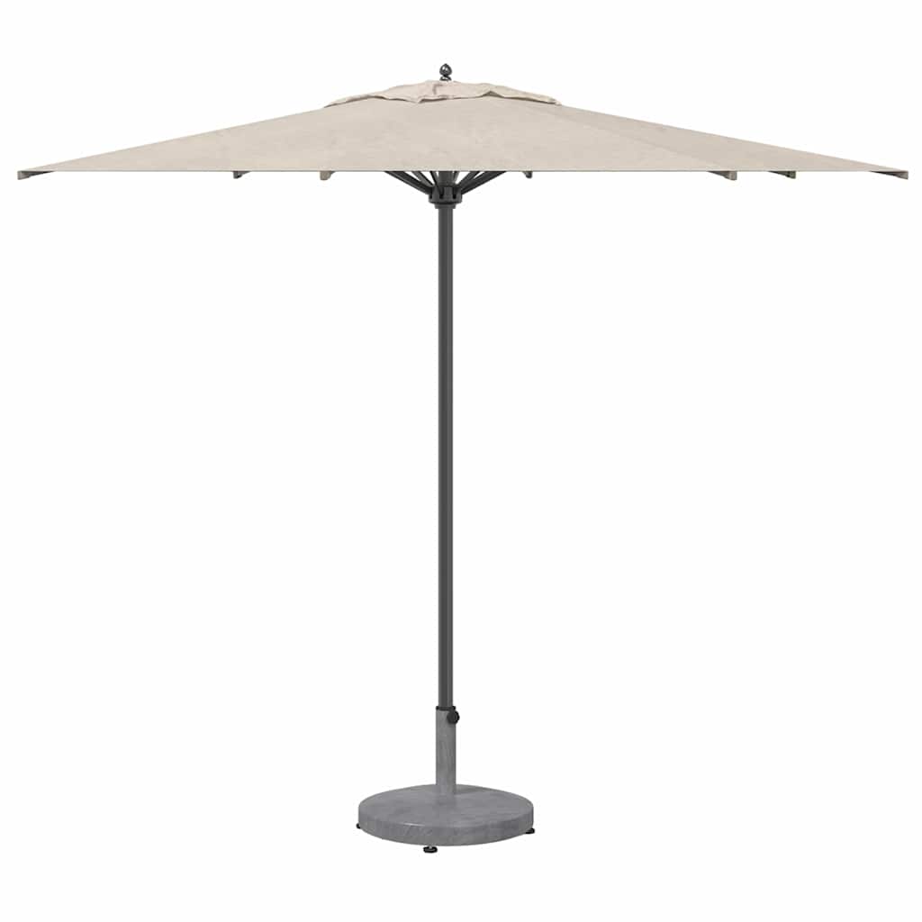 Parasol Base Dark Grey Wood look 48 x 48 x 32 cm