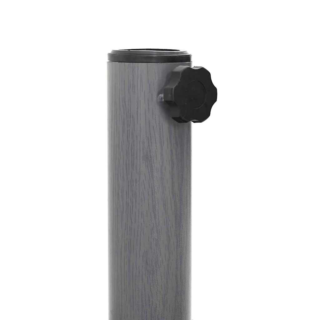 Parasol Base Dark Grey Wood look 48 x 48 x 32 cm