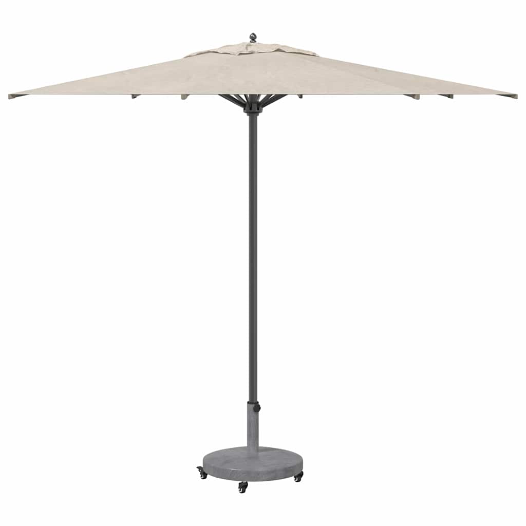 Parasol Base Dark Grey Wood look 48 x 48 x 32 cm