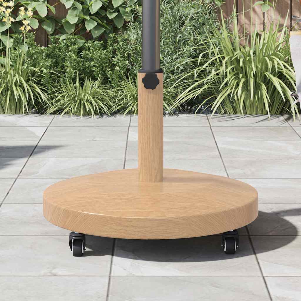 Parasol Base Light Wood 48 x 48 x 32 cm