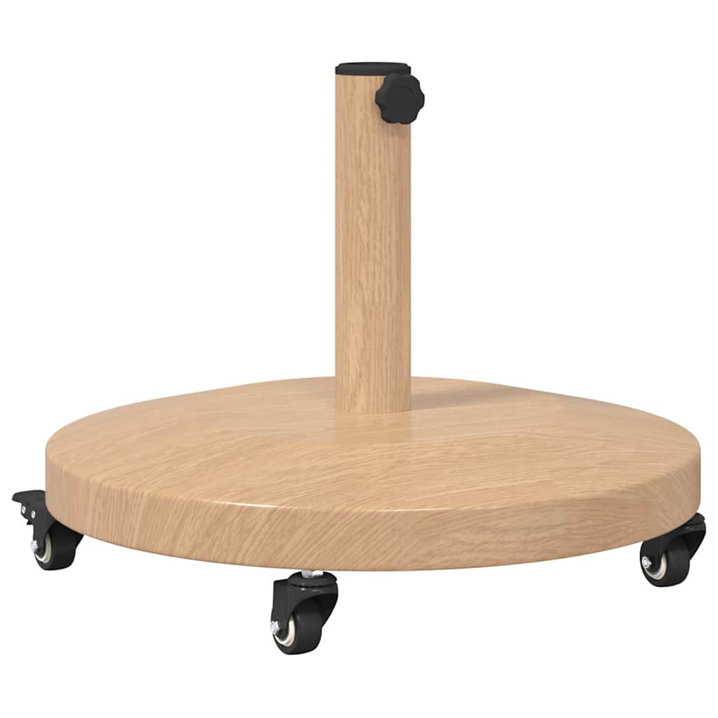 Parasol Base Light Wood 48 x 48 x 32 cm