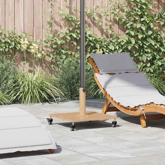Parasol Base Light Wood 45 x 45 x 31.5 cm