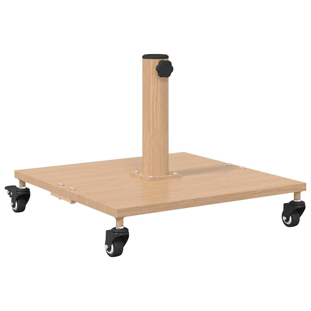 Parasol Base Light Wood 45 x 45 x 31.5 cm