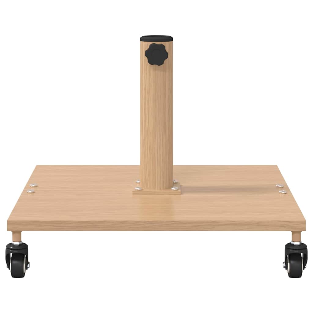 Parasol Base Light Wood 45 x 45 x 31.5 cm
