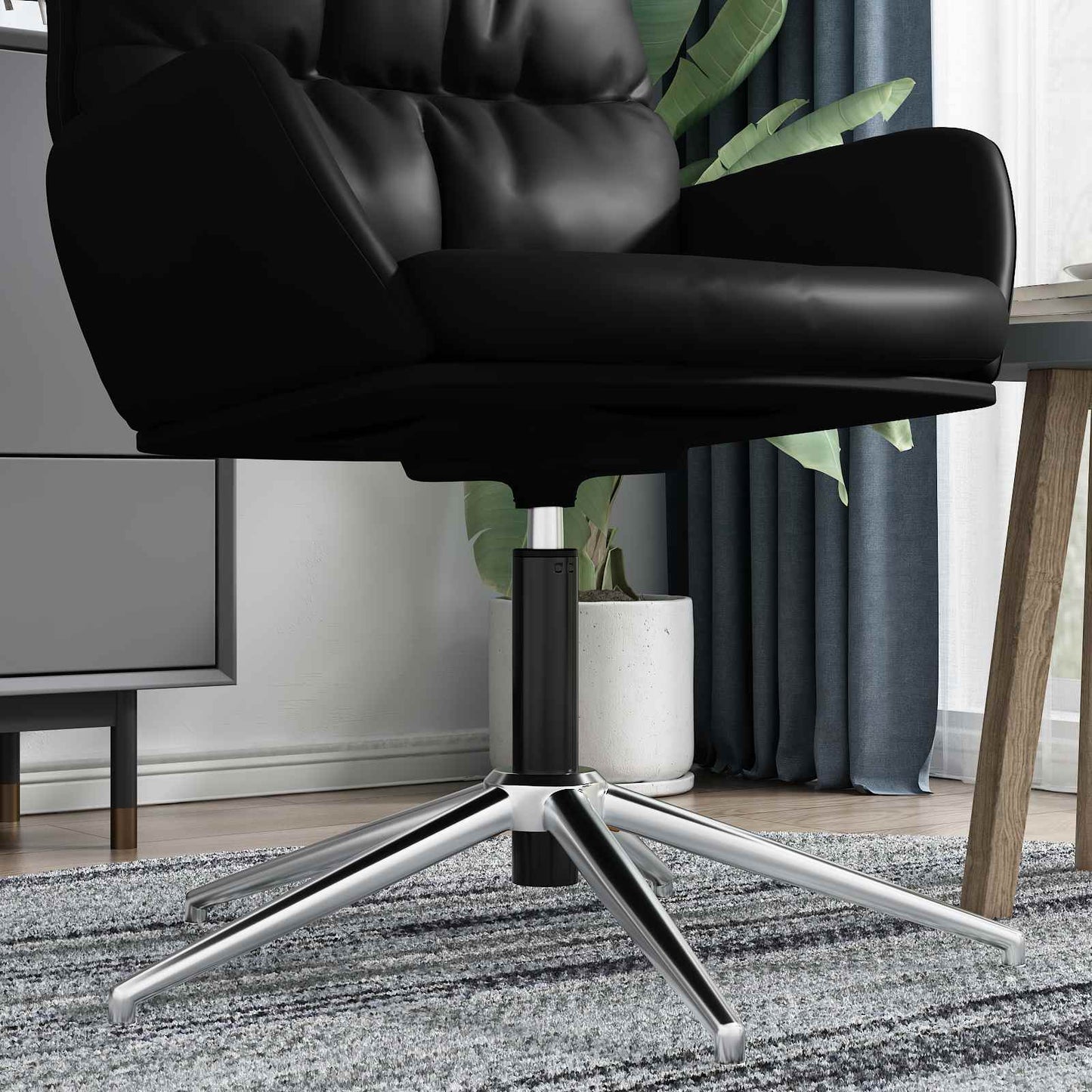 Office Chair Gas Cylinder Black 14 cm Iron