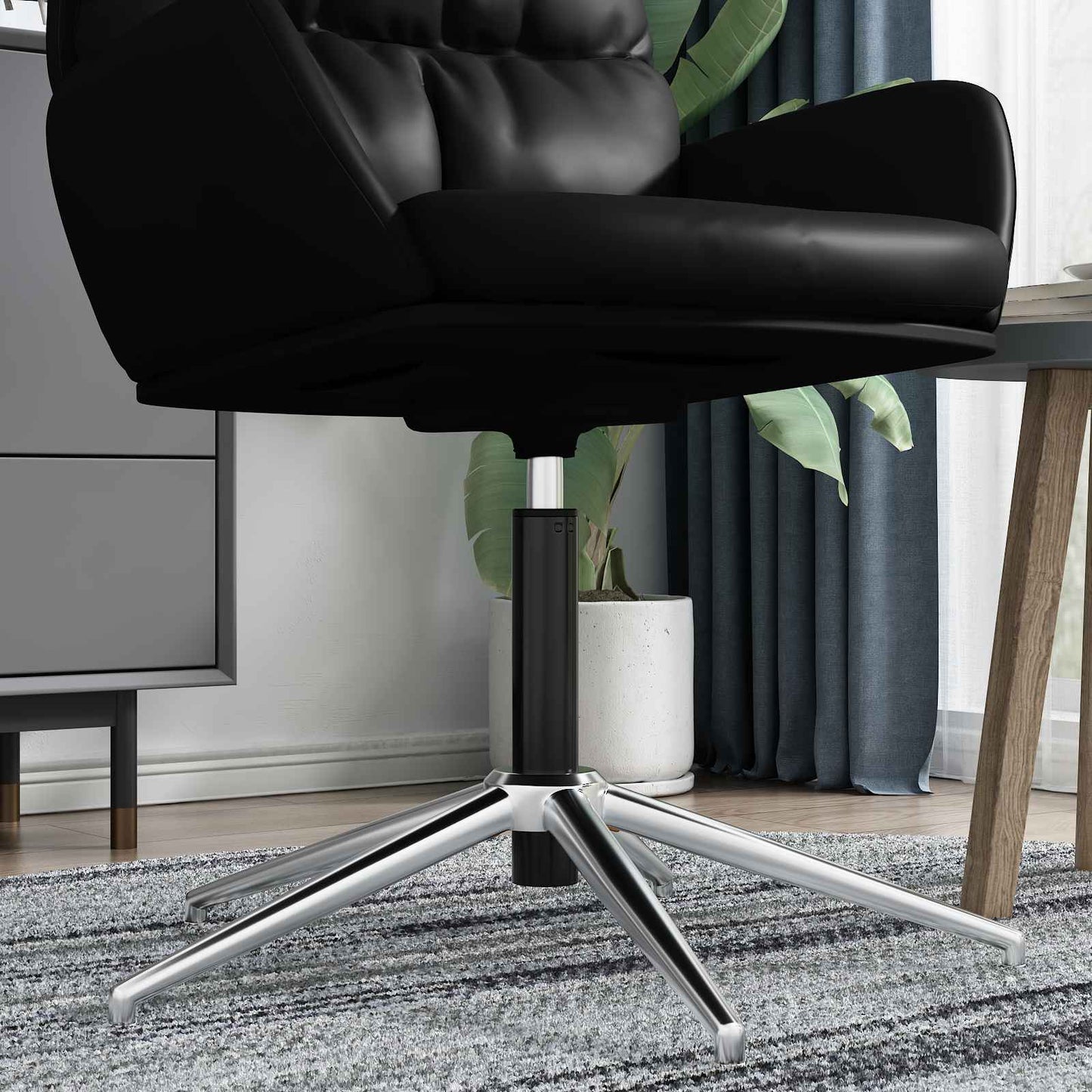 Office Chair Gas Cylinder Black 18.5 cm Iron