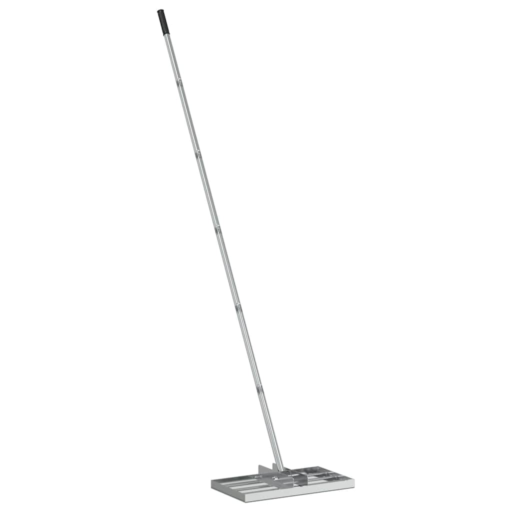 Garden Rake Manual Silver 45 x 25 x 200 cm Stainless Steel