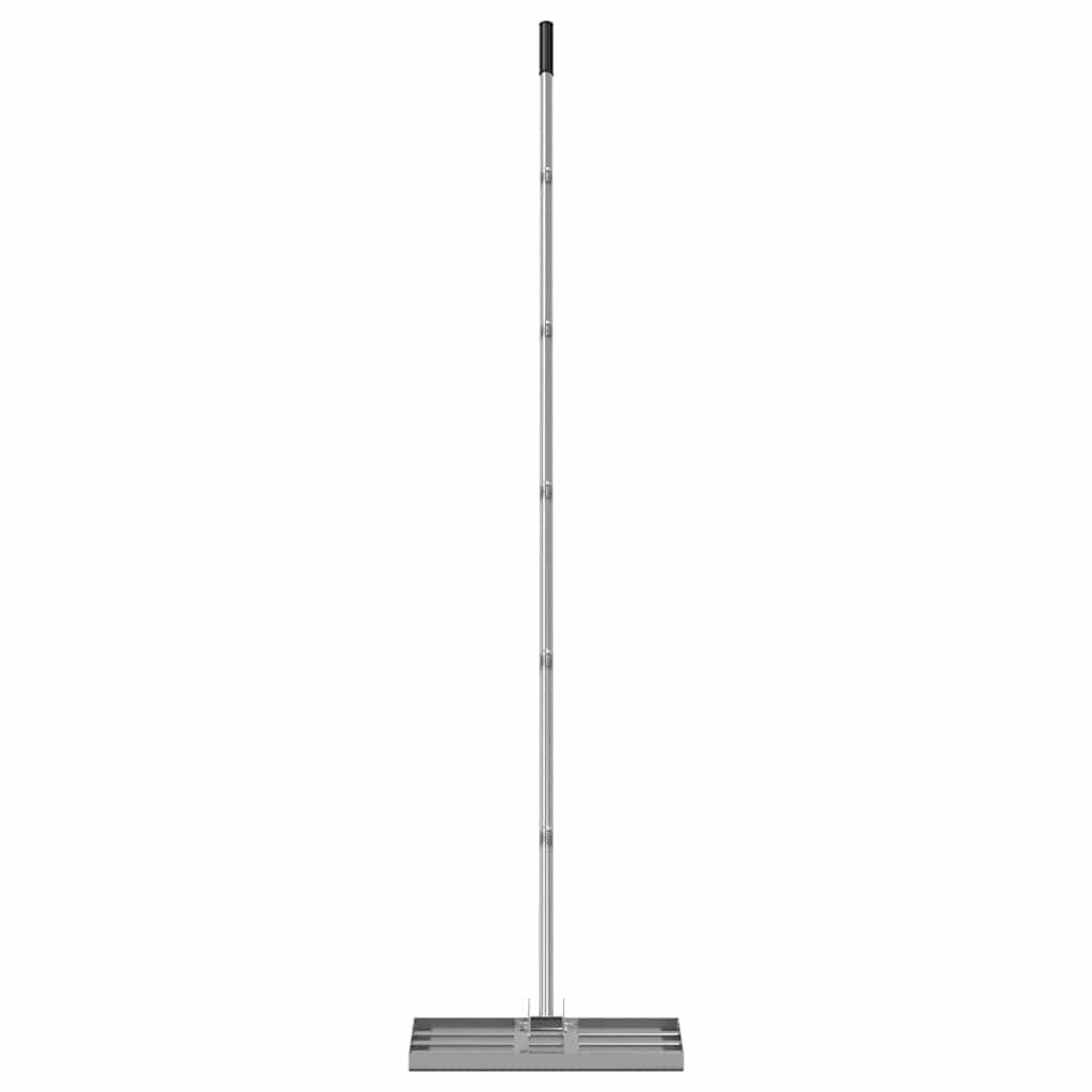 Garden Rake Manual Silver 45 x 25 x 200 cm Stainless Steel