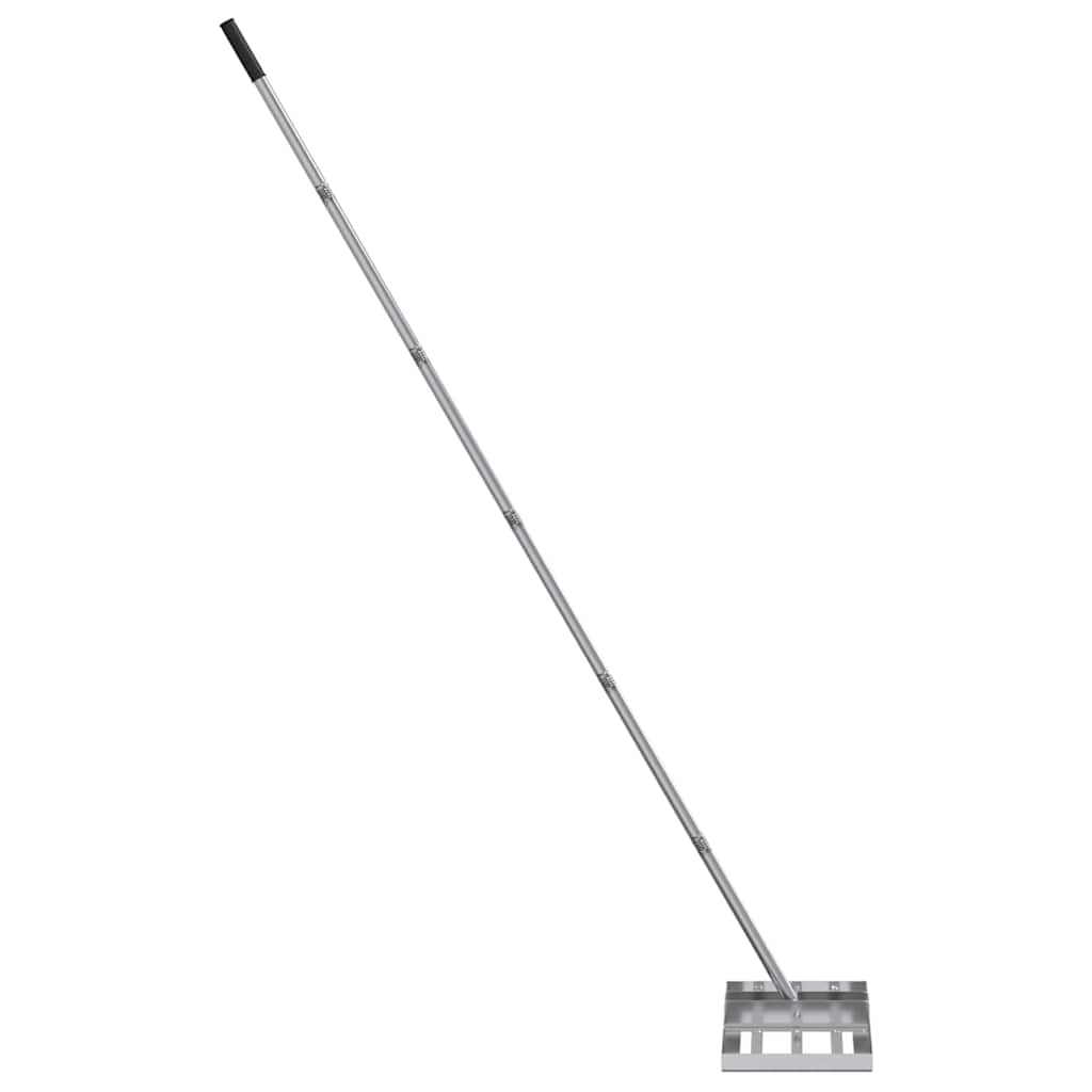 Garden Rake Manual Silver 45 x 25 x 200 cm Stainless Steel