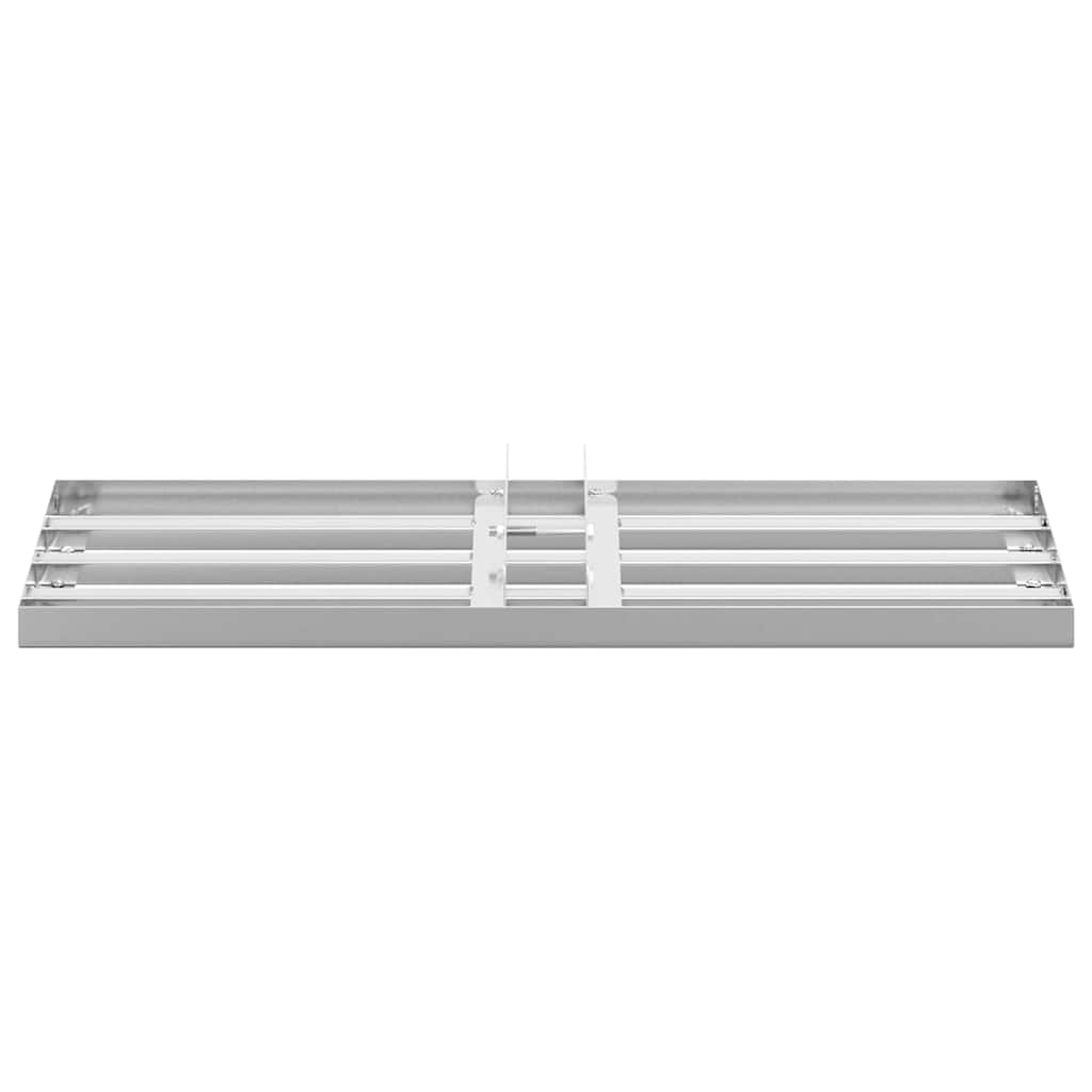 Garden Rake Replacement Head Silver Stainless Steel