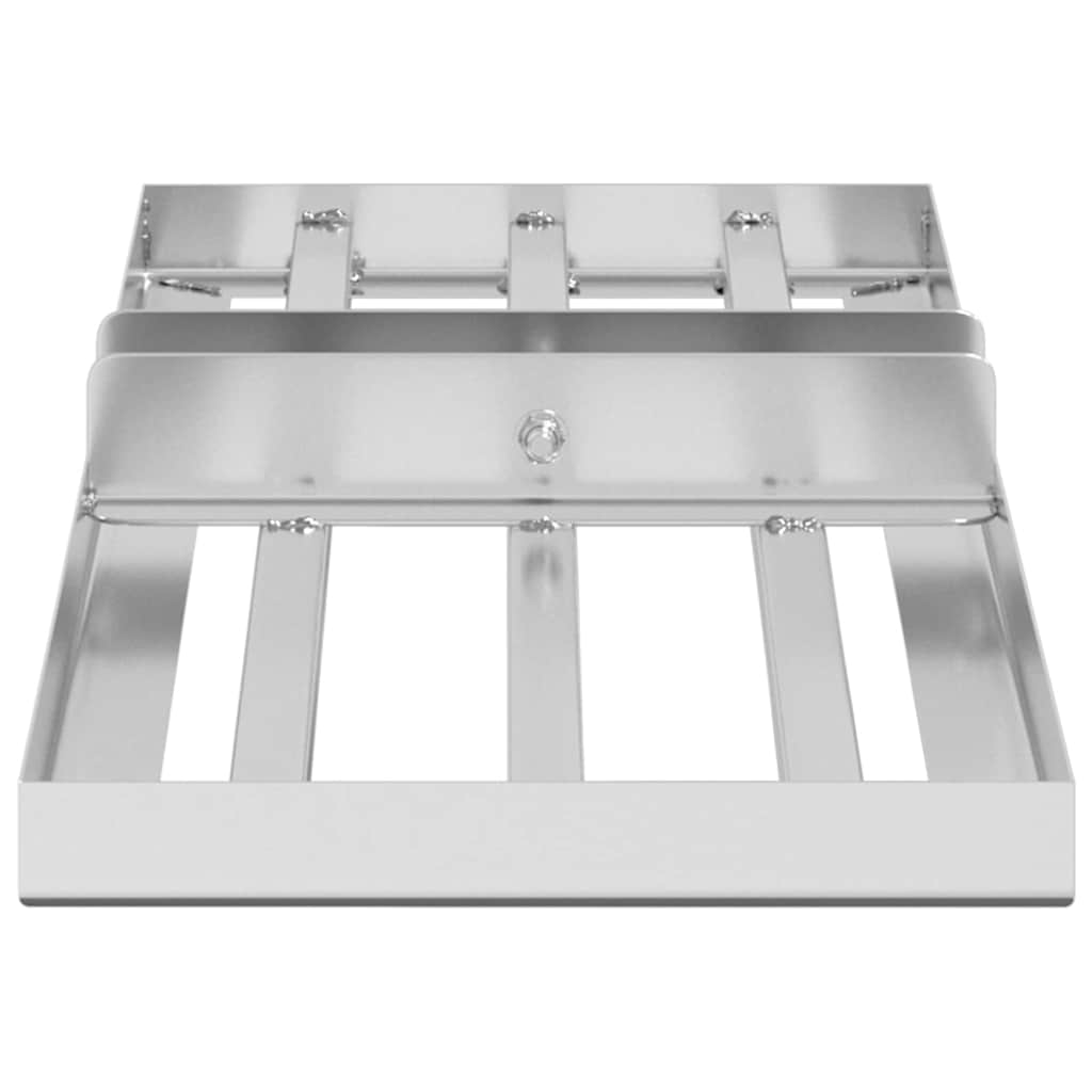 Garden Rake Replacement Head Silver Stainless Steel