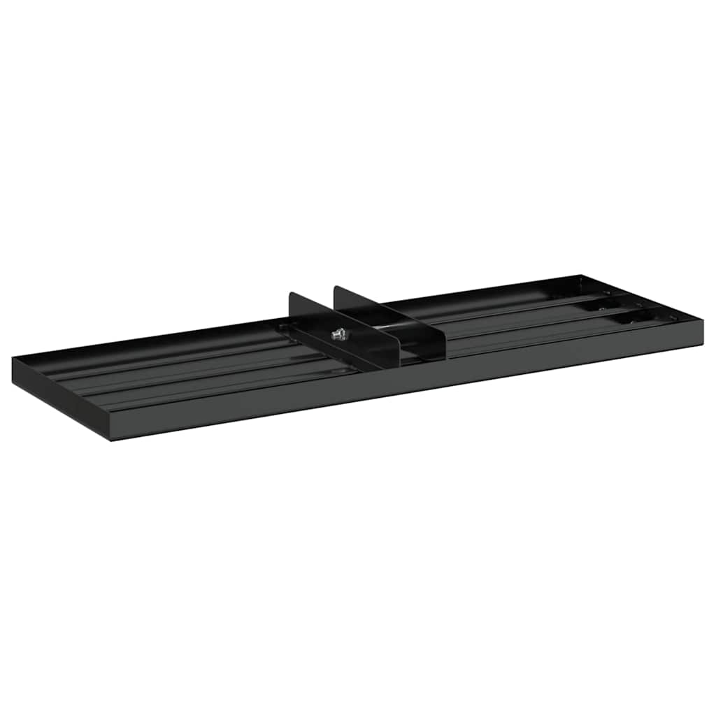 Garden Rake Replacement Head Black Powder-Coated Steel