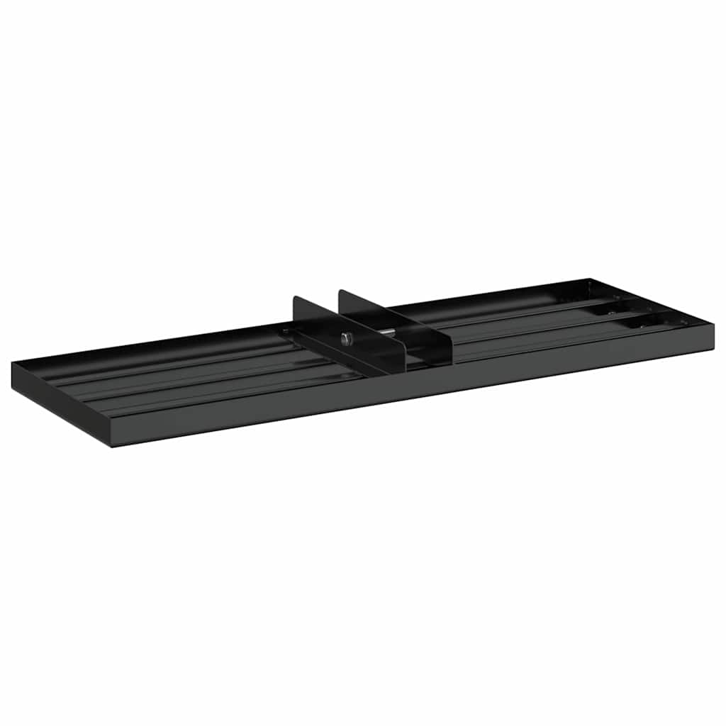 Garden Rake Replacement Head Black Powder-Coated Steel