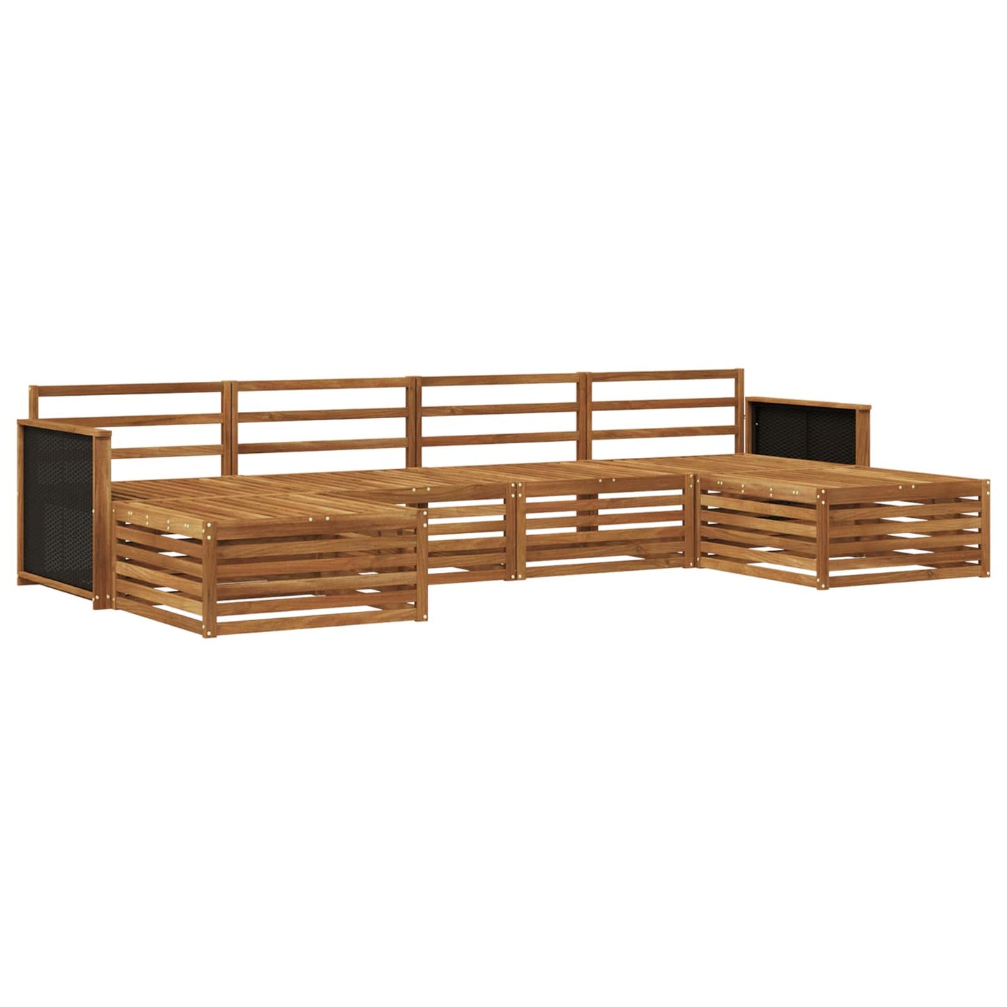 Outdoor Sofa Set 6 pcs Solid Acacia Wood