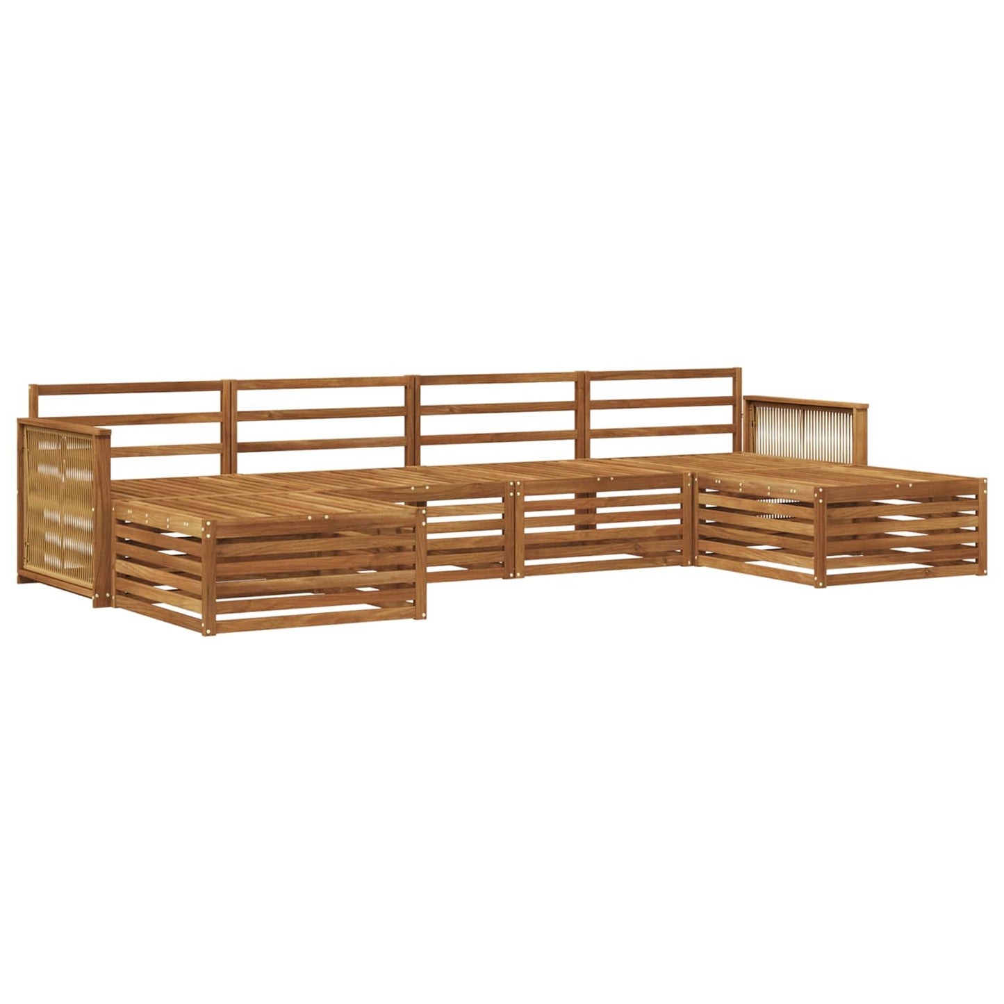 Outdoor Sofa Set 6 pcs Solid Acacia Wood