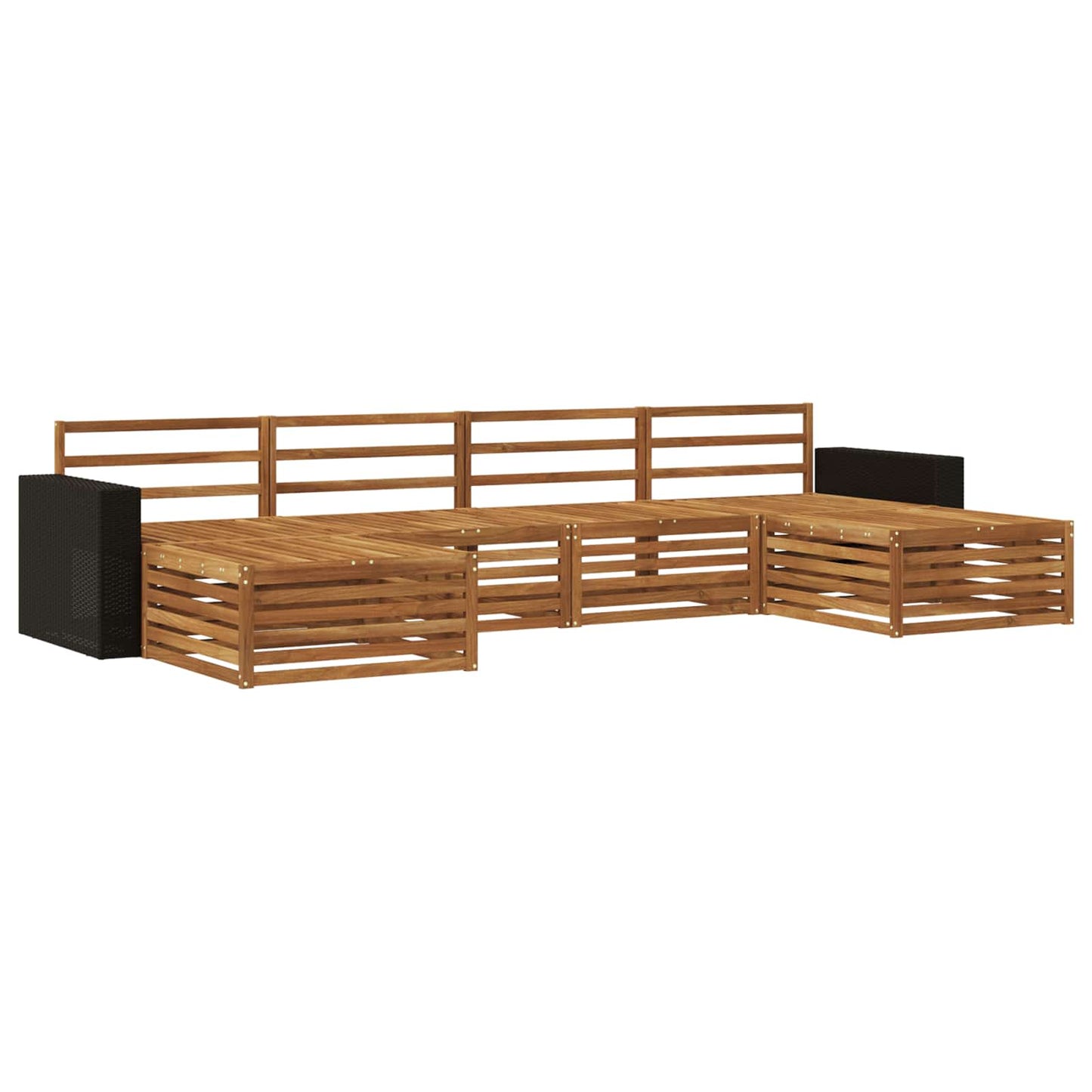 Outdoor Sofa Set 6 pcs Solid Acacia Wood