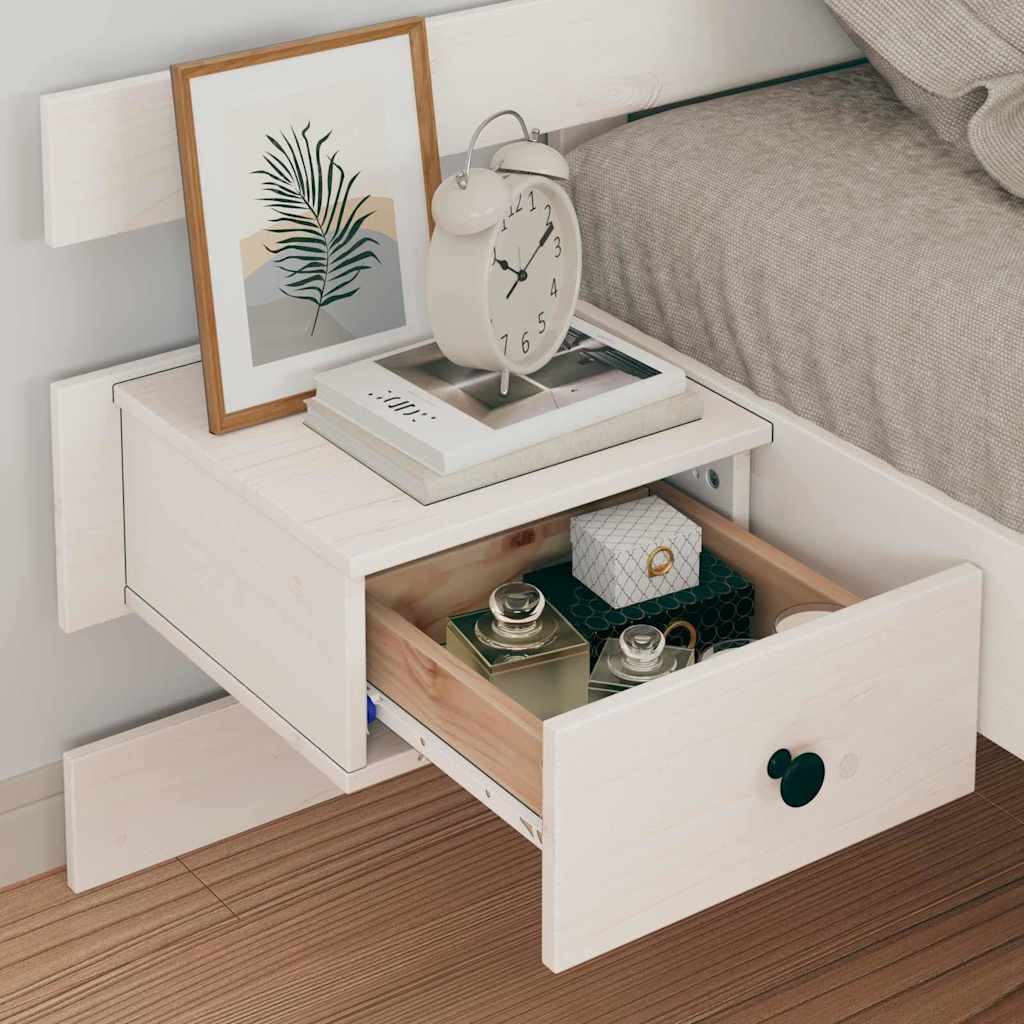 Bed Frame with Headboard White 80 x 200 cm Solid Pine Wood