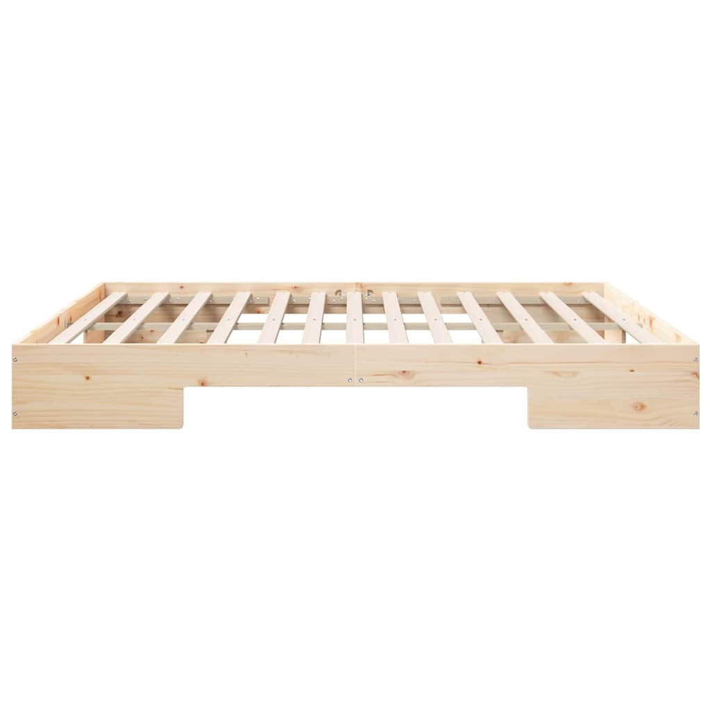 Bed Frame Brown 200 x 200 cm