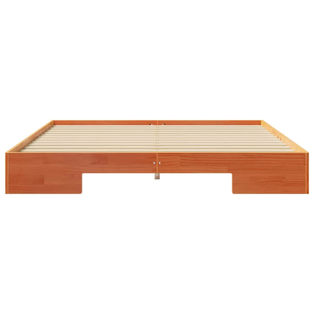 Bed Frame Brown 200 x 200 cm