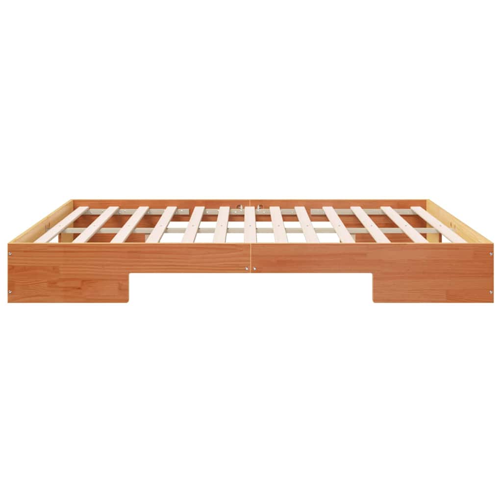Bed Frame Brown 200 x 200 cm