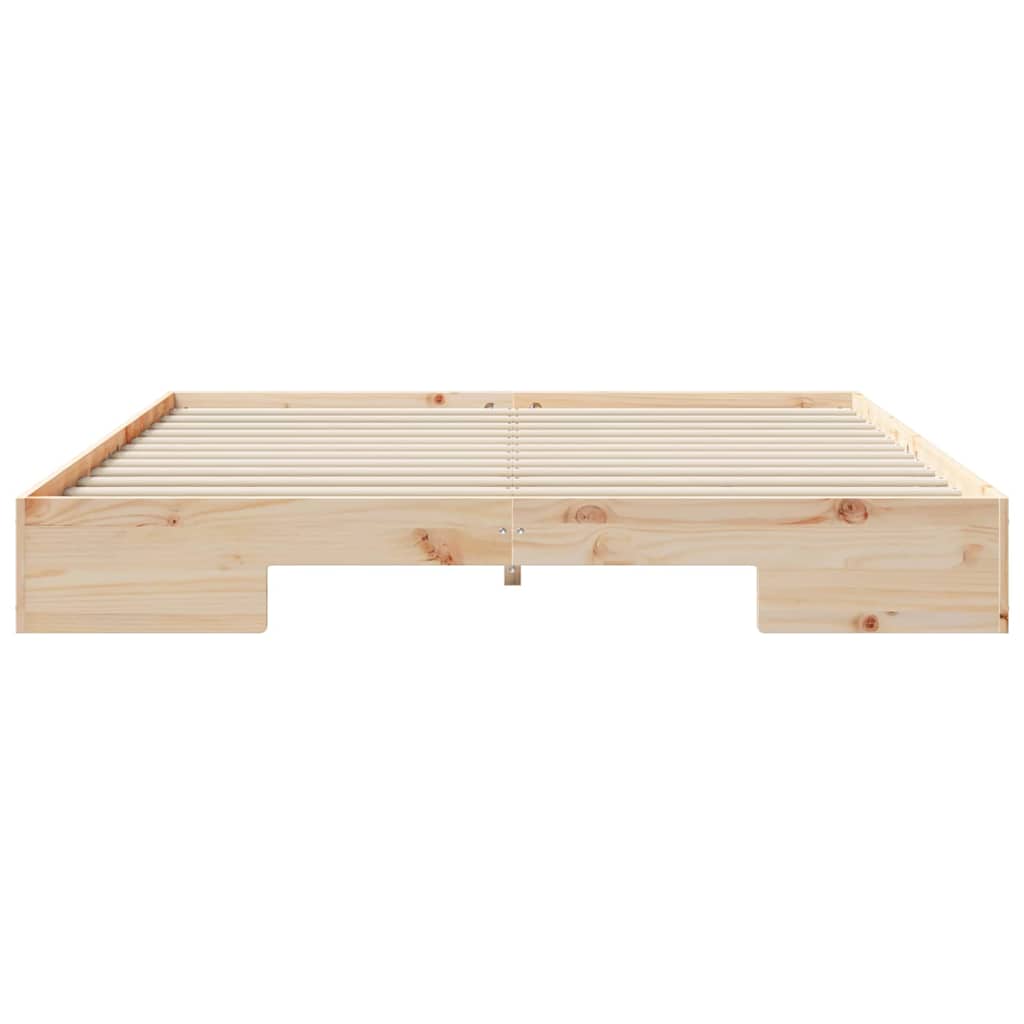 Bed Frame Brown 180 x 200 cm