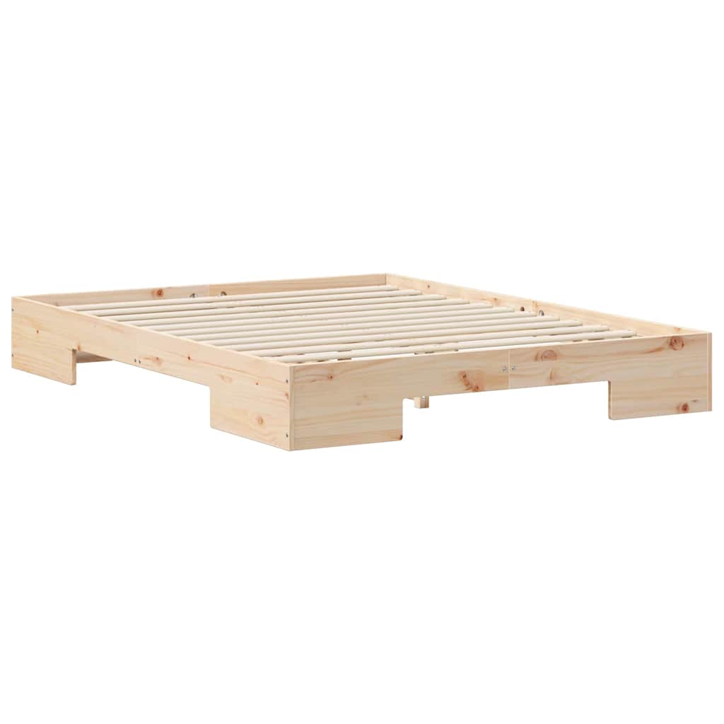 Bed Frame Brown 160 x 200 cm