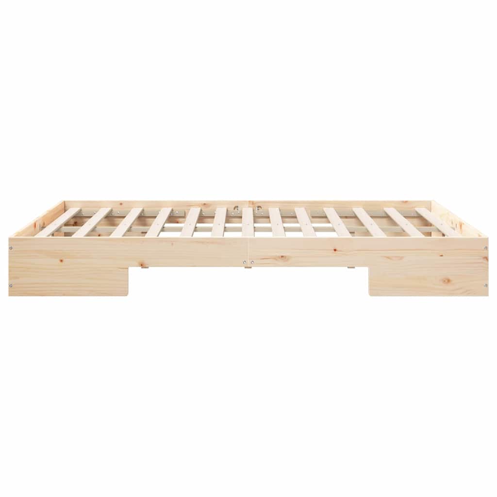 Bed Frame Brown 160 x 200 cm
