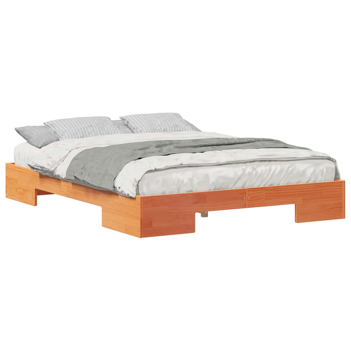 Bed Frame Brown 150 x 200 cm