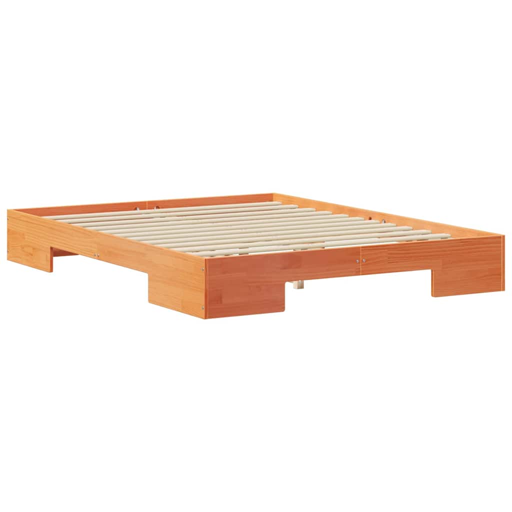 Bed Frame Brown 150 x 200 cm