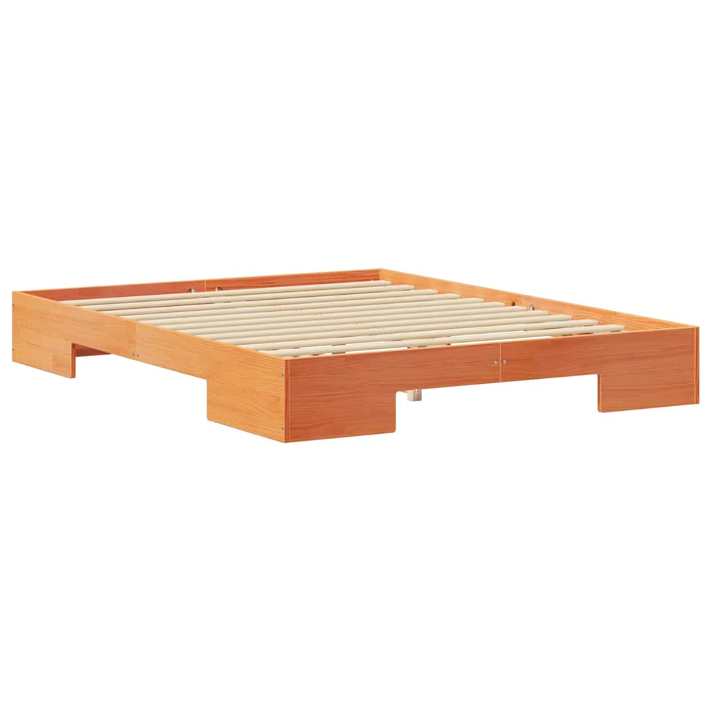 Bed Frame Brown 150 x 200 cm