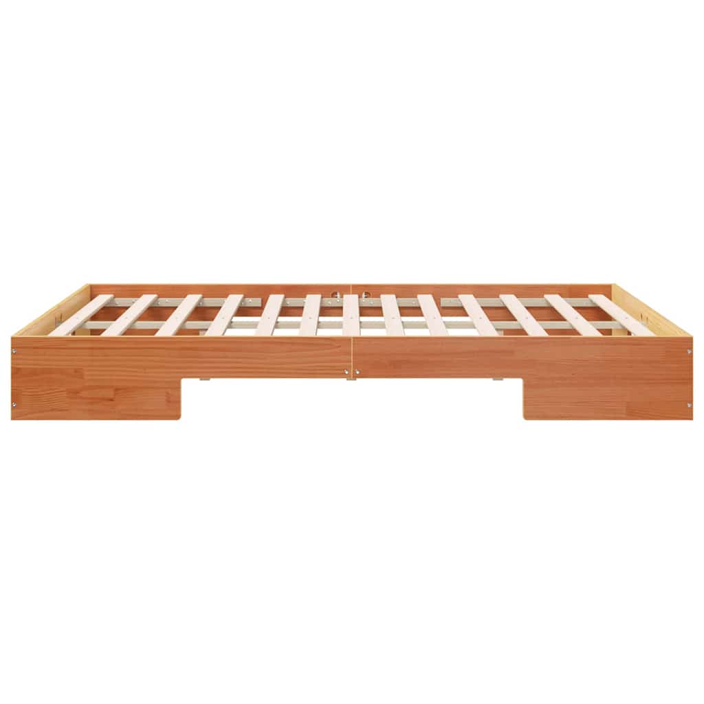 Bed Frame Brown 150 x 200 cm
