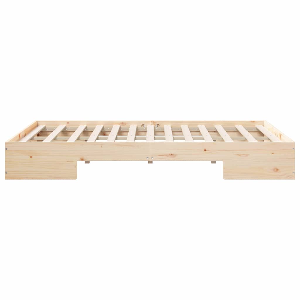 Bed Frame Brown 120 x 200 cm