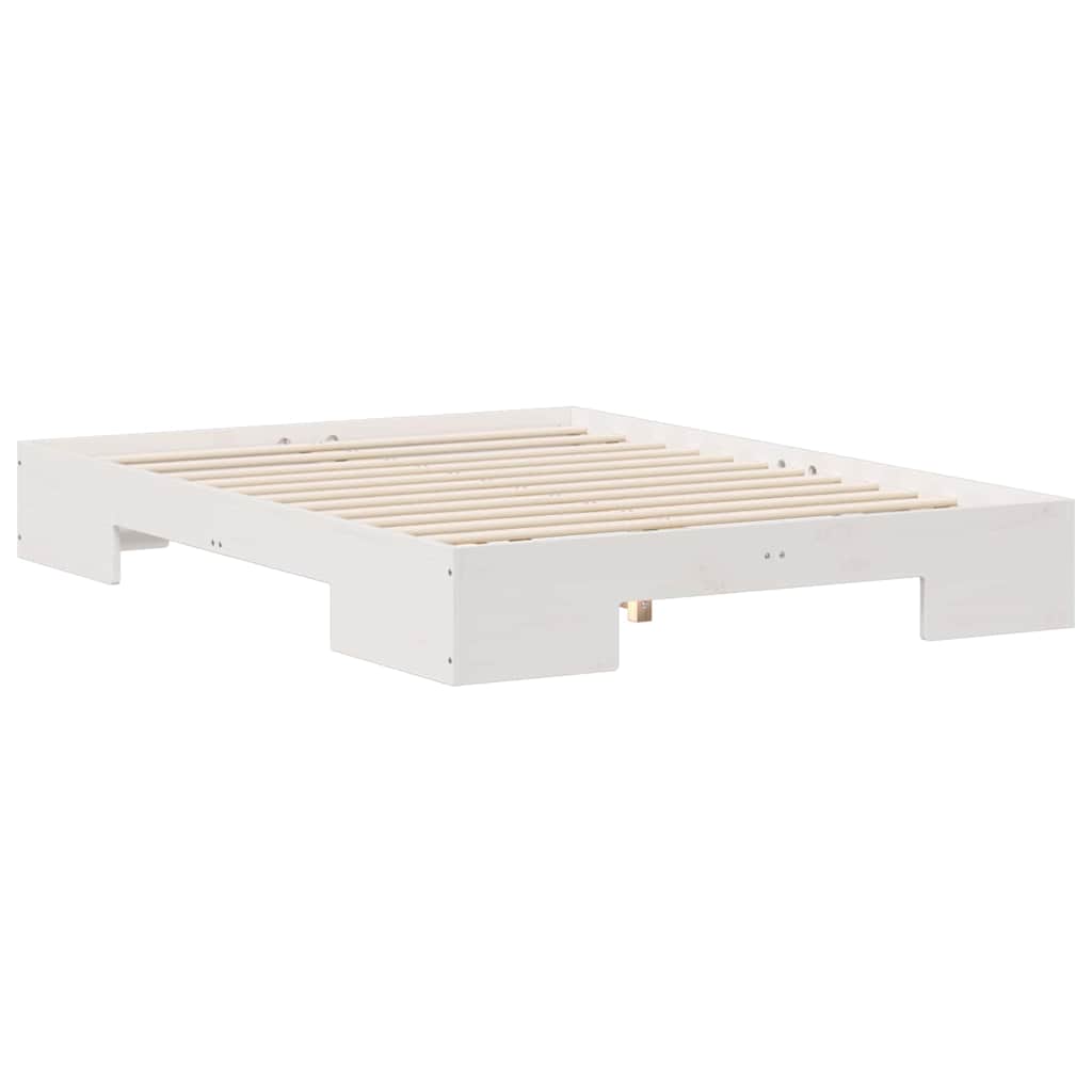 Bed Frame White 140 x 190 cm