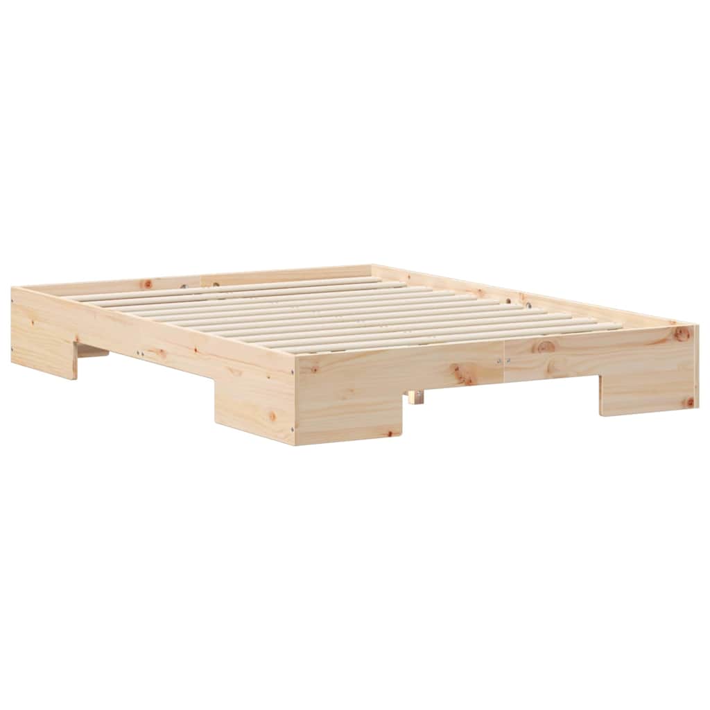 Bed Frame Brown 120 x 190 cm