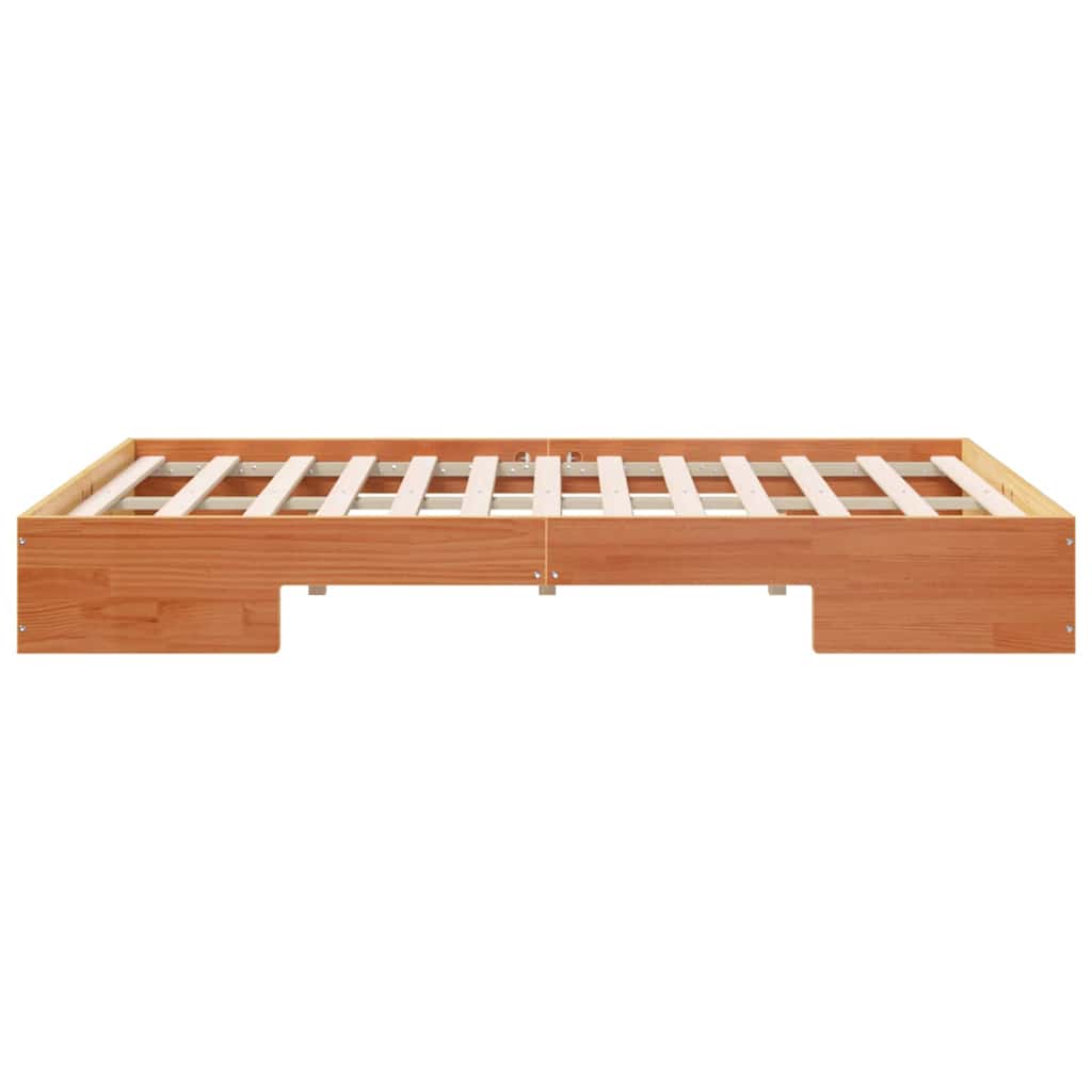 Bed Frame Brown 120 x 190 cm