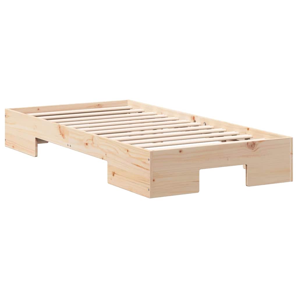 Bed Frame Brown 100 x 200 cm